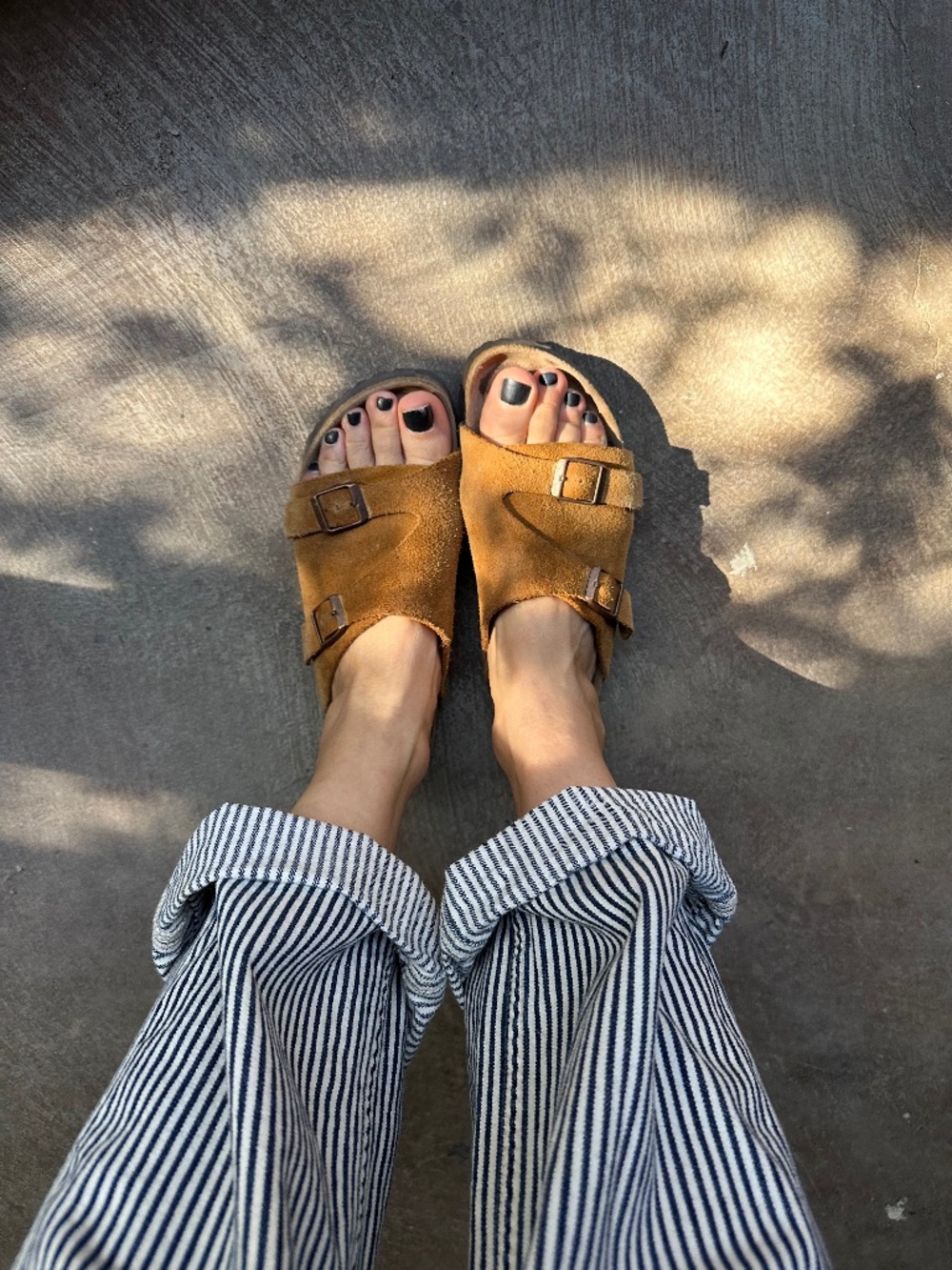 Birkenstock Zurich in Open-toe Buckle Fasting Sandals, Size 38